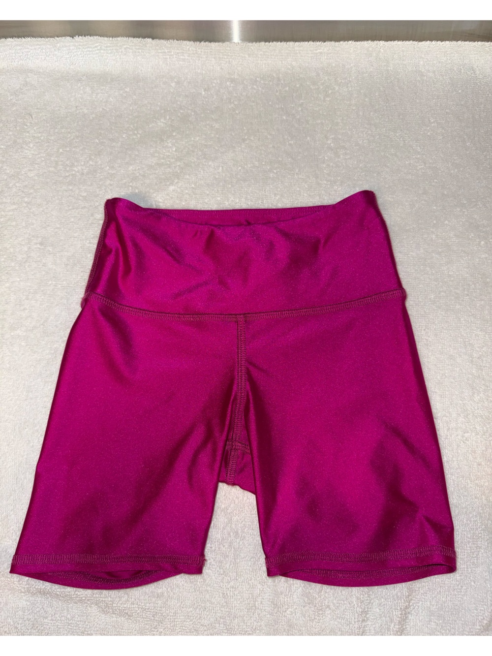 Tiger Friday Radiance HighWaist Girls Dance Shorts Fuchsia Pink Size Child Large